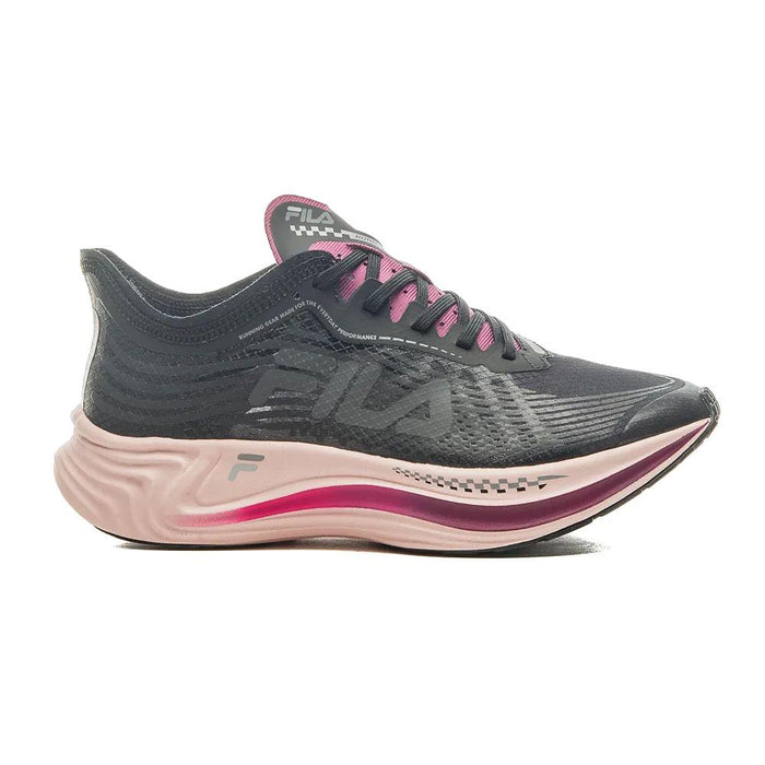 Fila Femenino Running Racer_Carbon Negro/Pink/Bordo