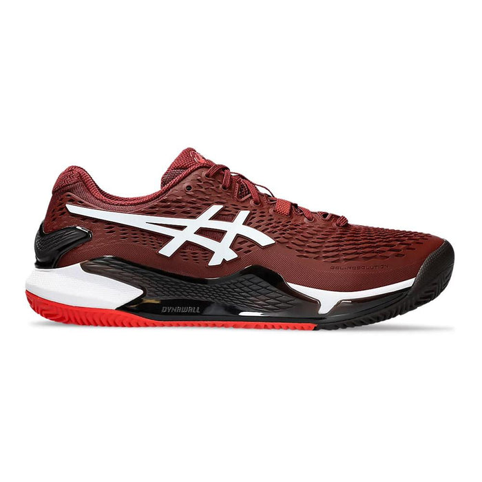 Asics Masculino Running Gel-Resolution_9_Clay Antique_Red/White