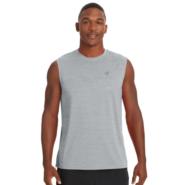 Champion Muscle Masculino Double_Dry_Heather_Mesh_M Concrete_Heather