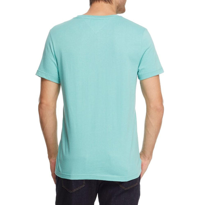 Tommy Hilfiger T-Shirt Masculino Linear_Flag_Tee Bryant_Green
