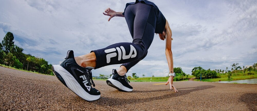 Corredor preparado para salir con sus float maxxi