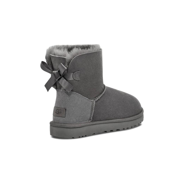 UGG Botas Femenino Mini_Bailey_Bow_II Grey