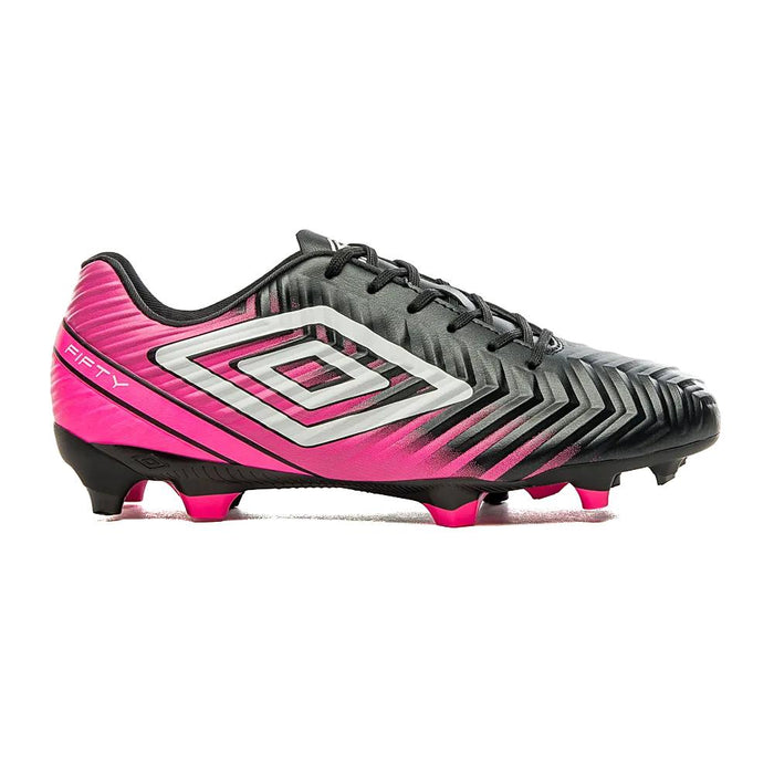 Umbro Futbol Campo Masculino Fifty_V Negro/Fucsia/Blanco