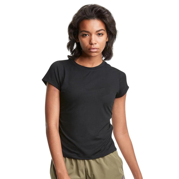 Champion Remeras Femenino Soft Touch Eco Ruched Side Tee Black