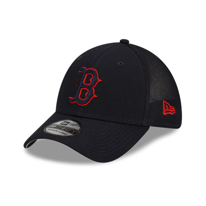 New_Era Gorros MLB 39Thirty Boston_Red_Sox Navy/Red/Grey