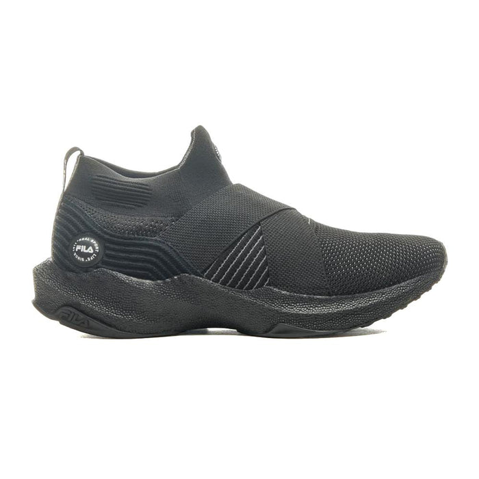 F01AT00018-1 Fila Masculino Running Float_Soma Negro/Blanco