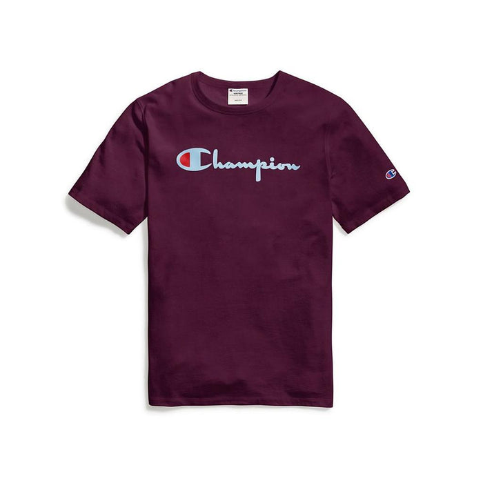Champion T-Shirt Masculino Jersey_Short_Sleeve_Tee Venetian_Purple