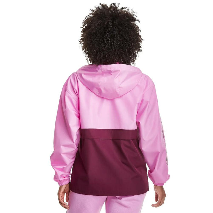 Champion Jacket Femenino Packable_Jacket__Color_Bl Paper_Orchid/Dark_Berry