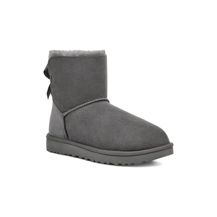 UGG Botas Femenino Mini_Bailey_Bow_II Grey