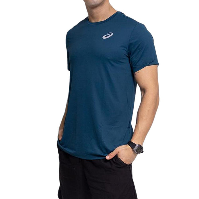 Asics T-Shirt Masculino Core_Running_PA_SS_Tee Blue