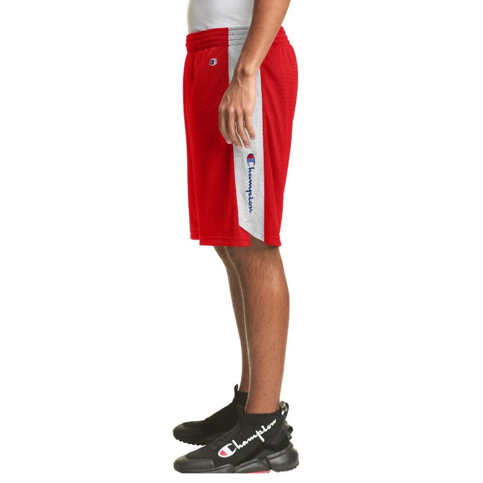 Champion Short Masculino 10_Inch_Mesh_Basketball_S Scarlet