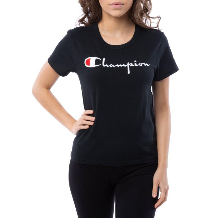 Champion T-Shirt Femenino The_Girlfriend_Tee Black