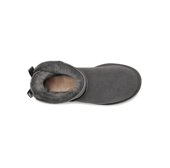 UGG Botas Femenino Mini_Bailey_Bow_II Grey