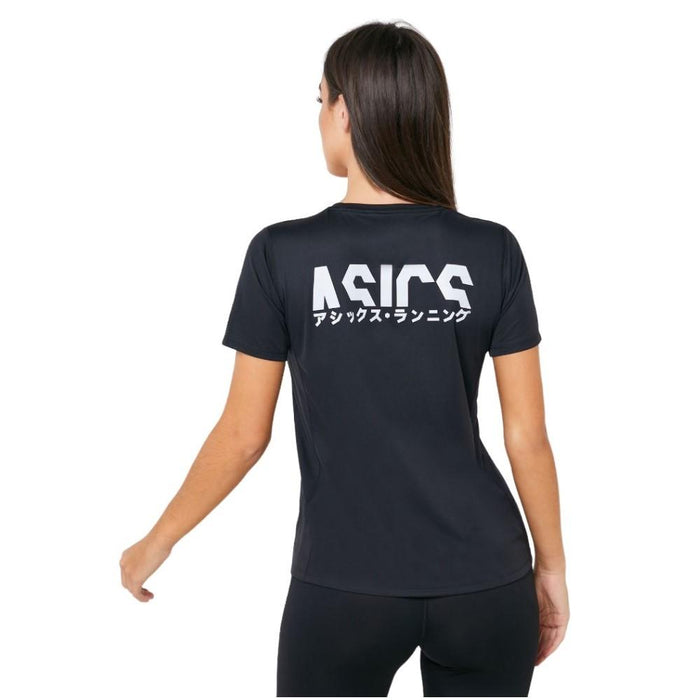 Asics T-Shirt Femenino Katakana_Short_Sleeved_Top Performance_Black