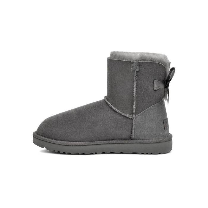 UGG Botas Femenino Mini_Bailey_Bow_II Grey