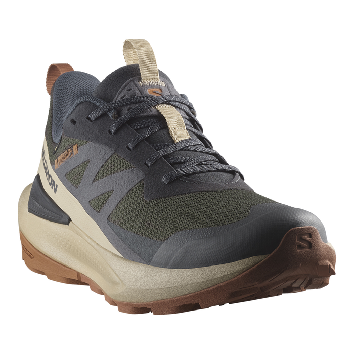 Salomon Outdoors Masculino Hiking Elixir Activ GTX Phantom/Safari/Caramel