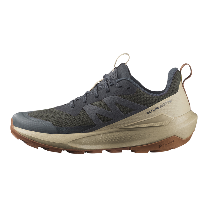 Salomon Outdoors Masculino Hiking Elixir Activ GTX Phantom/Safari/Caramel
