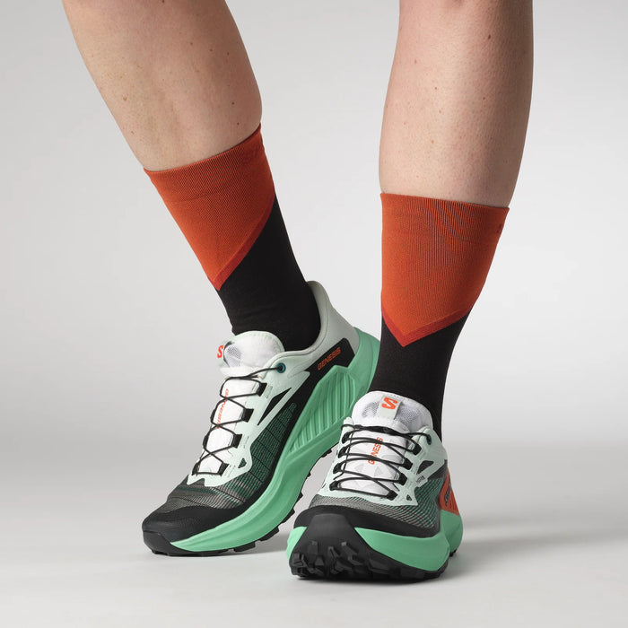 L47588800 Salomon CALZADOS Deportivos Femenino Trail Running Genesis Bay/Electric Green/Cherry Tomato