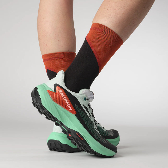L47588800 Salomon CALZADOS Deportivos Femenino Trail Running Genesis Bay/Electric Green/Cherry Tomato