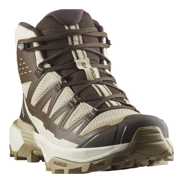 Salomon Outdoors Femenino Hiking X Ultra 360 Gtx Beige/Brown/Khaki