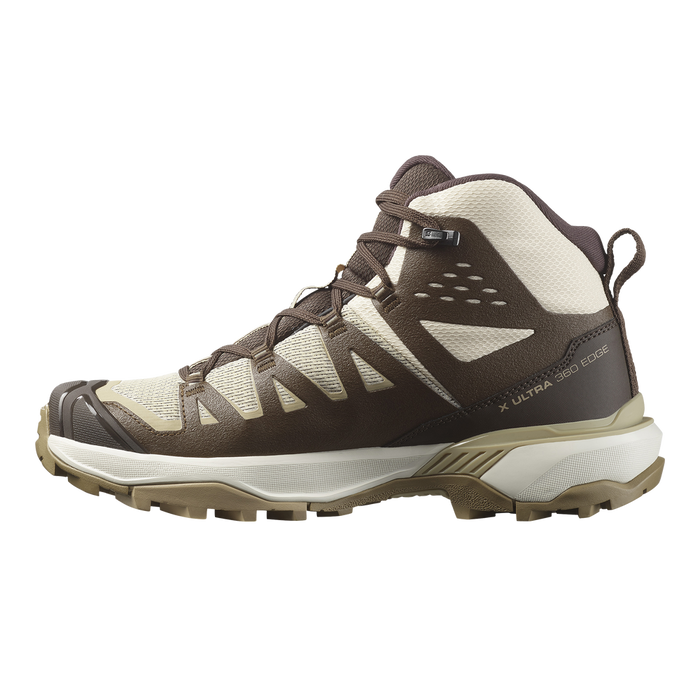 Salomon Outdoors Femenino Hiking X Ultra 360 Gtx Beige/Brown/Khaki