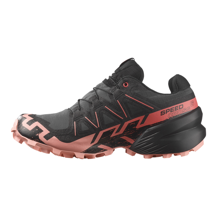 Salomon Calzados Deportivos Femenino Trail Running Speedcross 6 Gtx Nine Iron/Black/Flamingo
