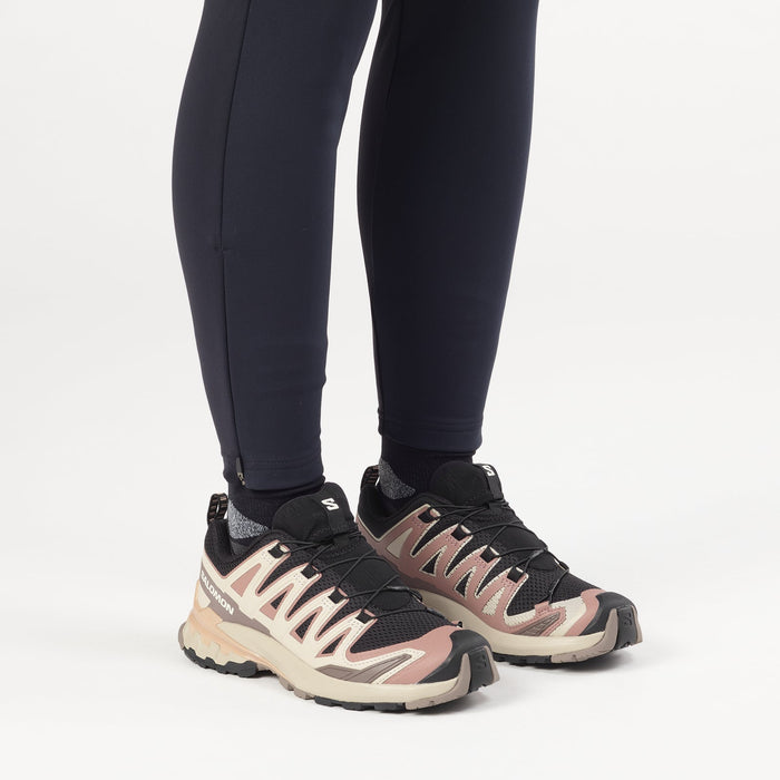 Salomon Deportivos Femenino Trail Running Xa Pro 3D V9 Black/Burlwood/Mahoganyr