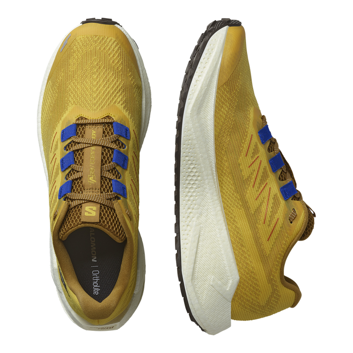 Salomon Calzados Deportivos Masculino Running Aero Blaze 3 Grvl Spicy Mustard/Vanilla Ice/Nautical Blue