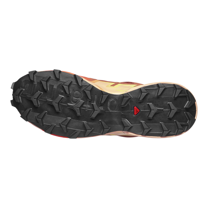 Salomon Calzados Deportivos Femenino Trail Running Speedcross 6 Gtx Pecan Bro/Almond Cream/Snny Lime