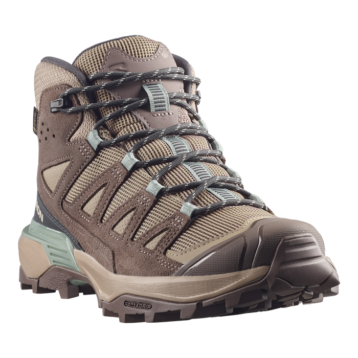 Salomon Deportivos Femenino Hiking X Ultra 360 Ltr Mid Gtx Desert Ta/Iron/Green Mil