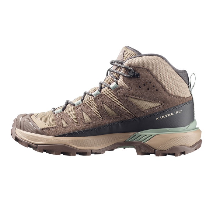 Salomon Deportivos Femenino Hiking X Ultra 360 Ltr Mid Gtx Desert Ta/Iron/Green Mil