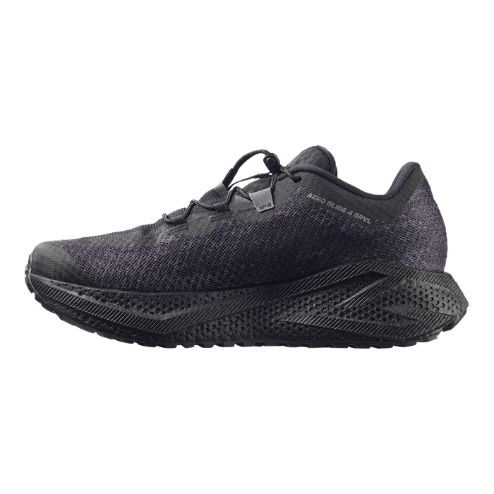 Salomon Calzados Deportivos Masculino Road Running Aero Glide 4 Grvl Black/Asphalt/Black