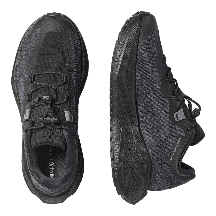 Salomon Calzados Deportivos Femenino Road Running Aero Glide 4 Grvl Black/Asphalt/Black
