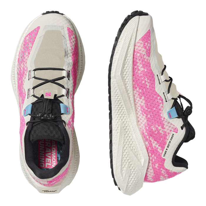 Salomon Calzados Deportivos Femenino Road Running Aero Glide 4 Grvl Vanilla/Knockout/Black