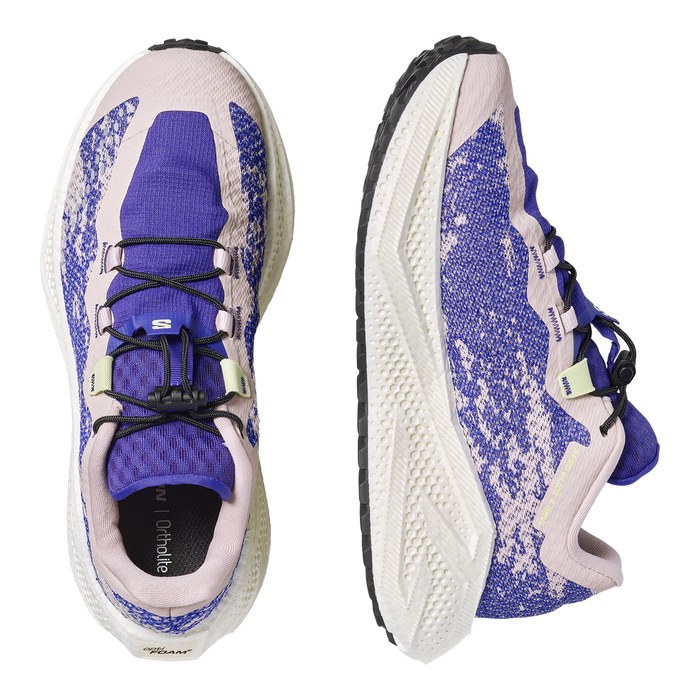 Salomon Calzados Deportivos Femenino Road Running Aero Glide 4 Grvl Shadow Gr/Deep Blue/Butterfly