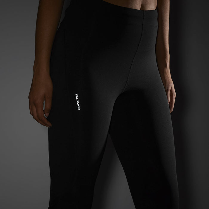 Salomon Prendas Calzas Femenino Running SHKout Core Tights 28 Black