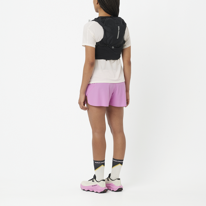 Salomon Prendas Remeras Femenino Running Sense Aero Ss Tee Gfx White