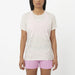 Salomon Prendas Remeras Femenino Running Sense Aero Ss Tee Gfx White