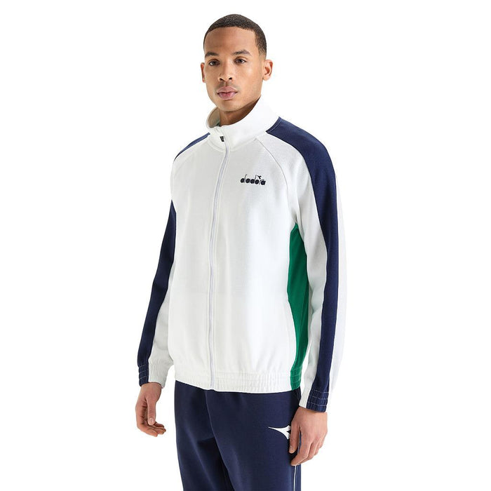 Diadora Camperas Masculino Tenis Fz_Jacket Optical_White