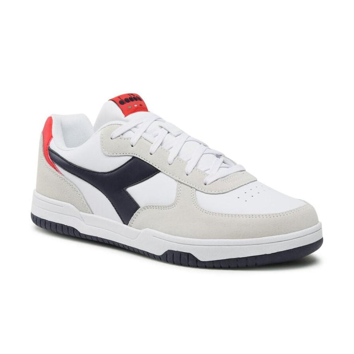 Diadora Masculino Lifestyle Raptor_Low_SL White/Peacoat/High_Risk_Red