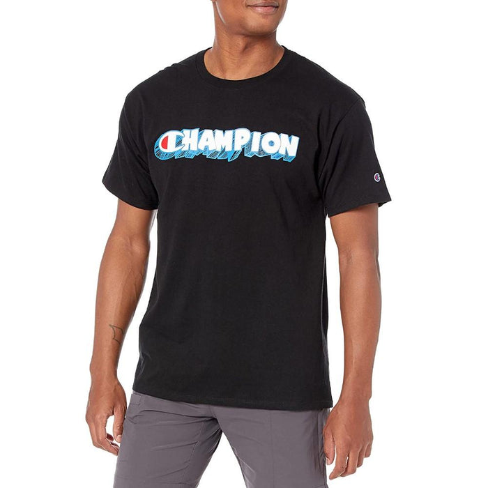 Champion T-Shirt Masculino Classic_Graphic_Tee Black