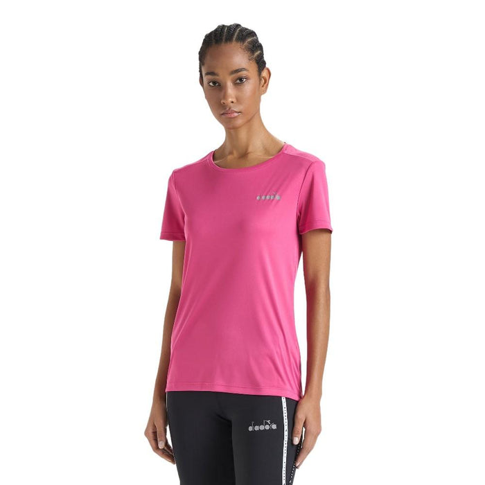 Diadora Remeras Femenino SportStyle L._SS_T-Shirt_Run Pink_Yarrow
