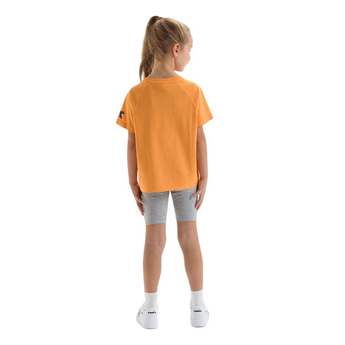 Diadora Conjuntos Junior Set_Ss_Sport_Art Orange_Tangerine