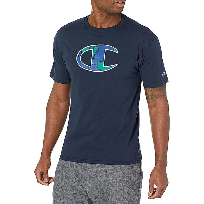 Champion T-Shirt Masculino Mens_Short_Sleeve_Jsy_Tee Navy