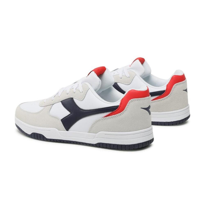 Diadora Masculino Lifestyle Raptor_Low_SL White/Peacoat/High_Risk_Red