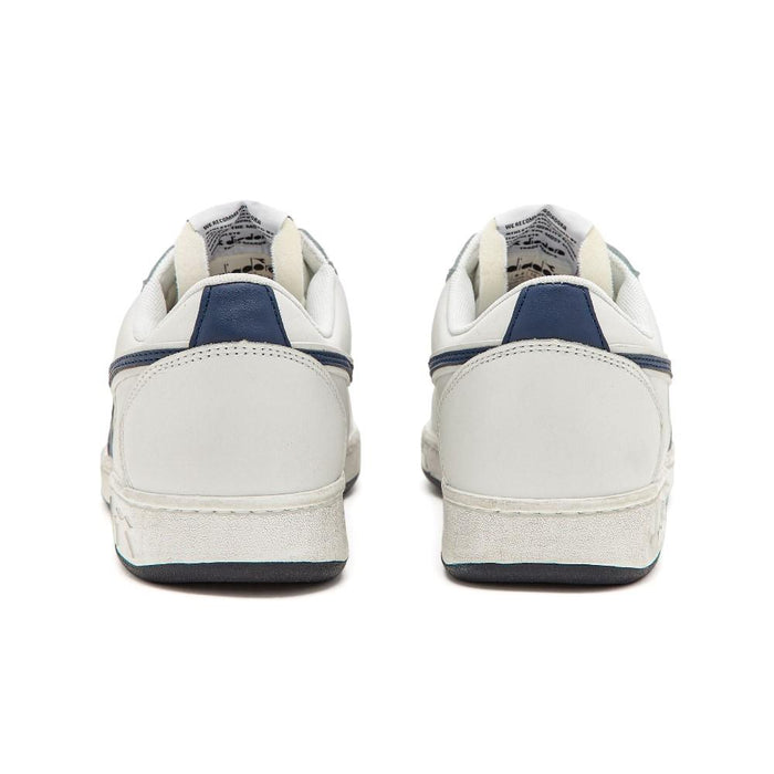 Diadora Unisex Magic_Basket_Demi_Icona White/Blue_Caspian_Sea