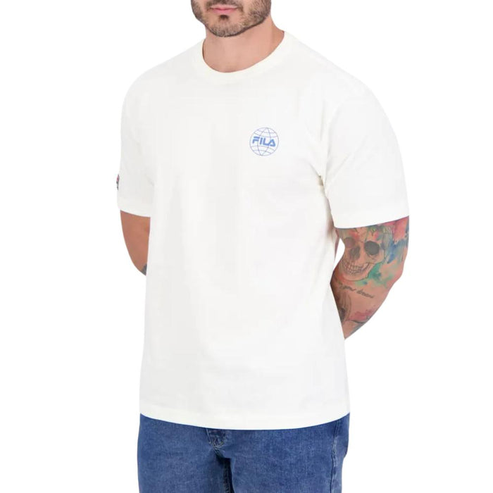 Fila Remeras Masculino Moda Comfort One World Off White Gardenia