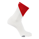 LC2162600 Salomon Accesorios Medias Unisex Running Socks S/Lab Phantasm Crew White/Fiery Red