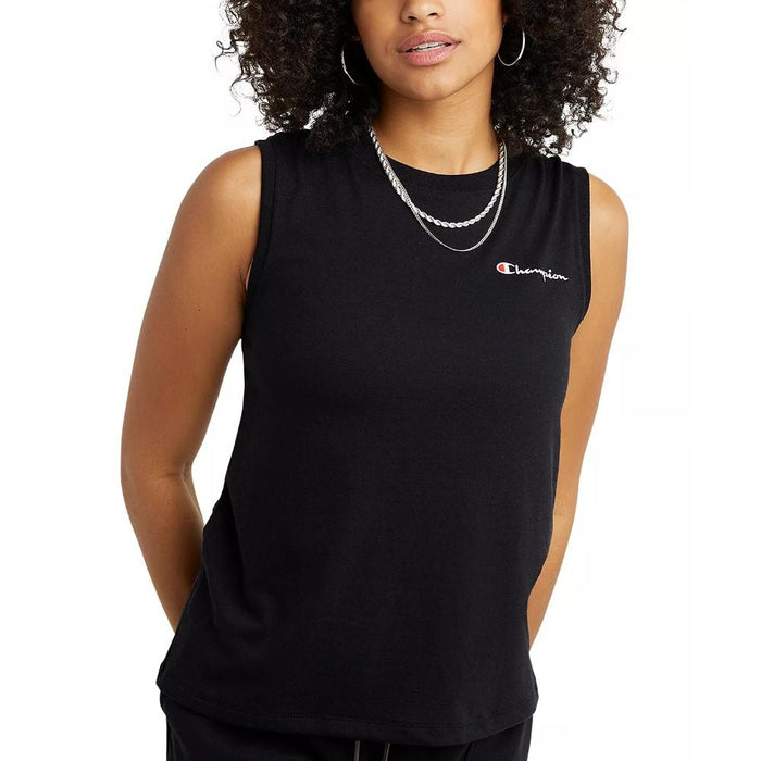 W3339G586158001 Champion Camisillas Wmn Jsy Tank Black