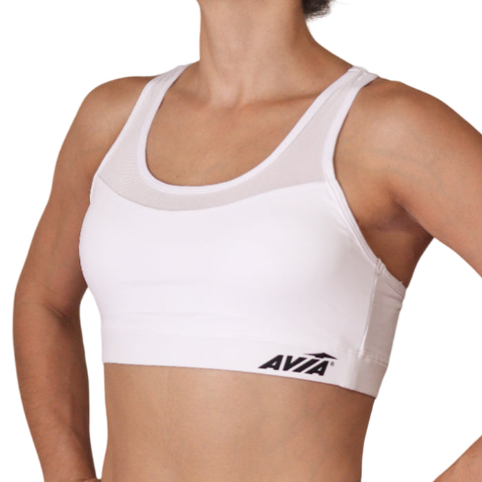 30-580029-1SB AVIA PRENDAS TOPS FEMENINO TRAINING WENDY WITH CUP WHITE